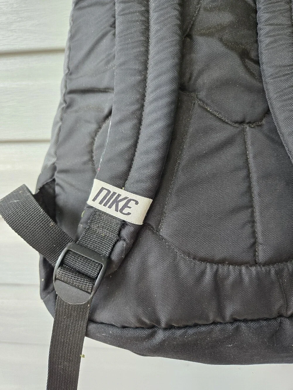 Vintage Nike Backpack Y2K Embroidered Logo Multi Functional School Trips